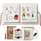 Beginner Embroidery Stitch Book with Fabric Pages, 32 Essential Stitches in Structured Learning Order for Adults, DIY Sewing Kit with Floral Motifs, Practice Patterns